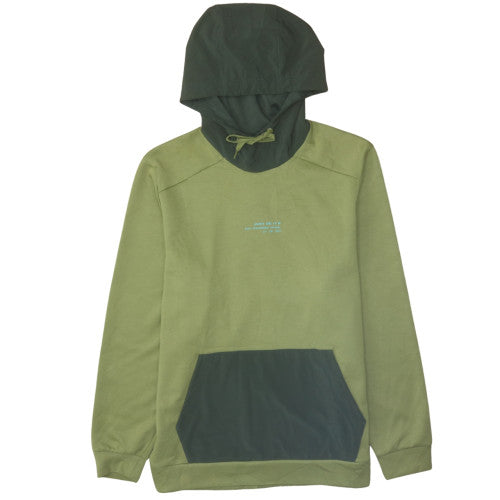 Mens UK Size L Nike Green Pullover Hoodie