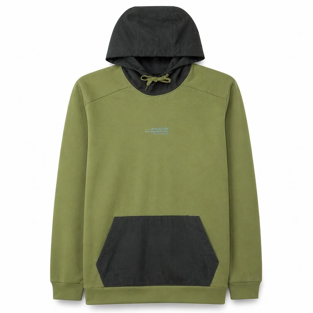 Mens UK Size L Nike Green Pullover Hoodie