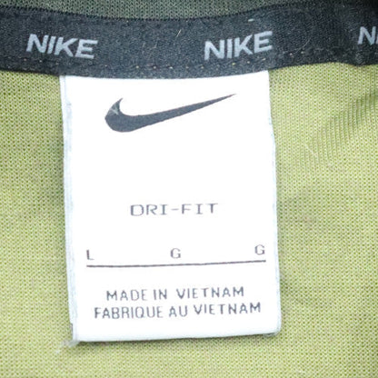 Mens UK Size L Nike Green Pullover Hoodie