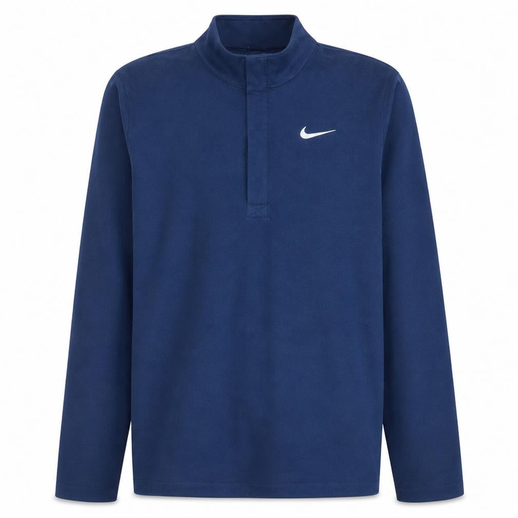 Mens UK Size M Nike Blue Henley Sweatshirt