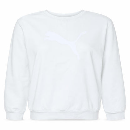 Womens UK Size M Puma White Pullover Sweatshirt