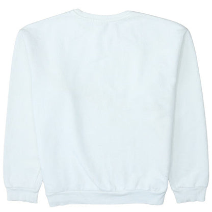 Womens UK Size M Puma White Pullover Sweatshirt