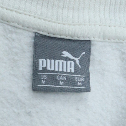 Womens UK Size M Puma White Pullover Sweatshirt