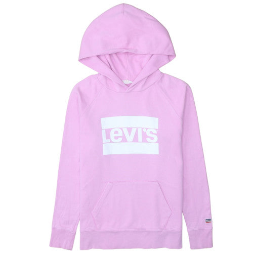 Womens UK Size S Levi's Pink Pullover Hoodie