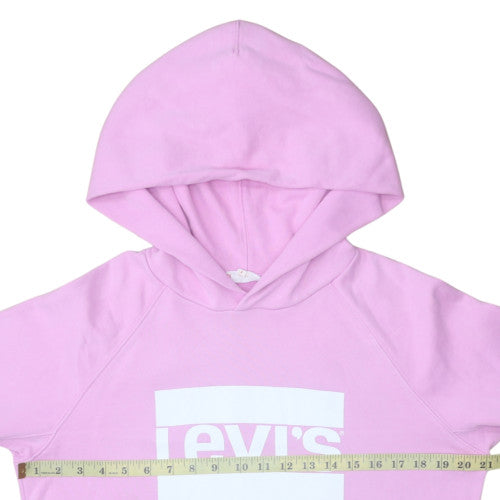 Womens UK Size S Levi's Pink Pullover Hoodie