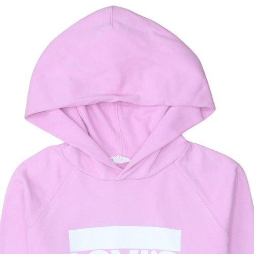 Womens UK Size S Levi's Pink Pullover Hoodie