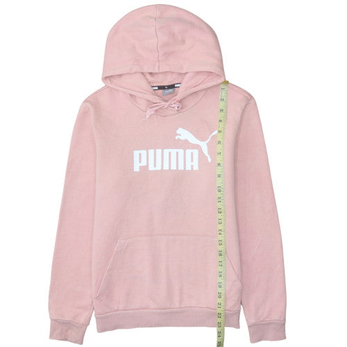 Womens UK Size M Puma Pink Pullover Hoodie