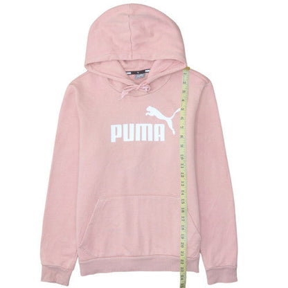 Womens UK Size M Puma Pink Pullover Hoodie