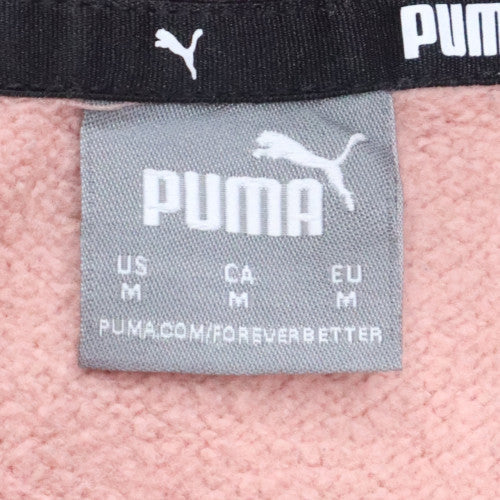 Womens UK Size M Puma Pink Pullover Hoodie