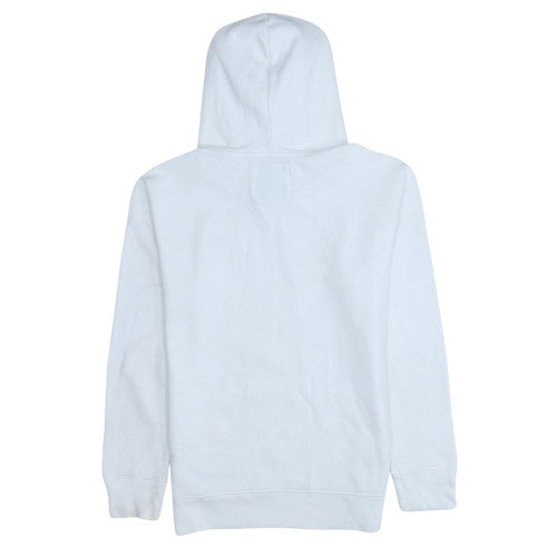 Womens UK Size XS Hollister White Pullover Hoodie