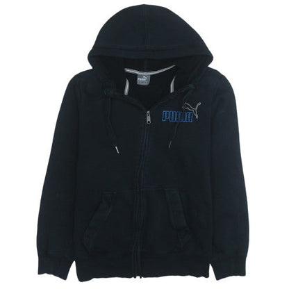 Mens UK Size M Puma Black Full Zip Hoodie