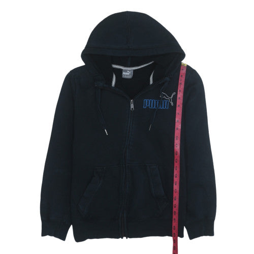 Mens UK Size M Puma Black Full Zip Hoodie