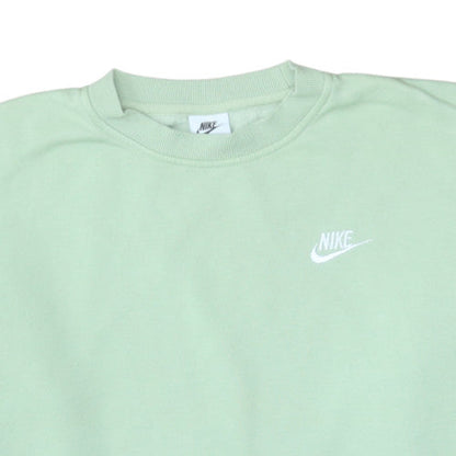 Nike Boys Green XL Pullover Fleece Sweatshirt Crew Neck Logo Jumper