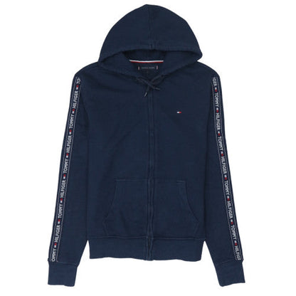 Mens UK Size S Tommy Hilfiger Blue Full Zip Hoodie
