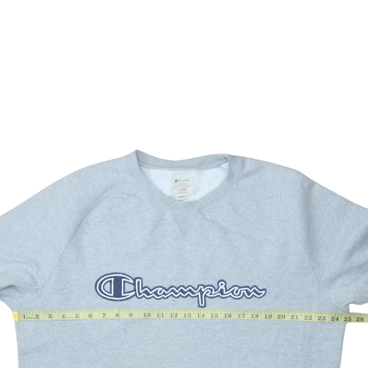 Mens UK Size XL Champion Grey Pullover Sweatshirt