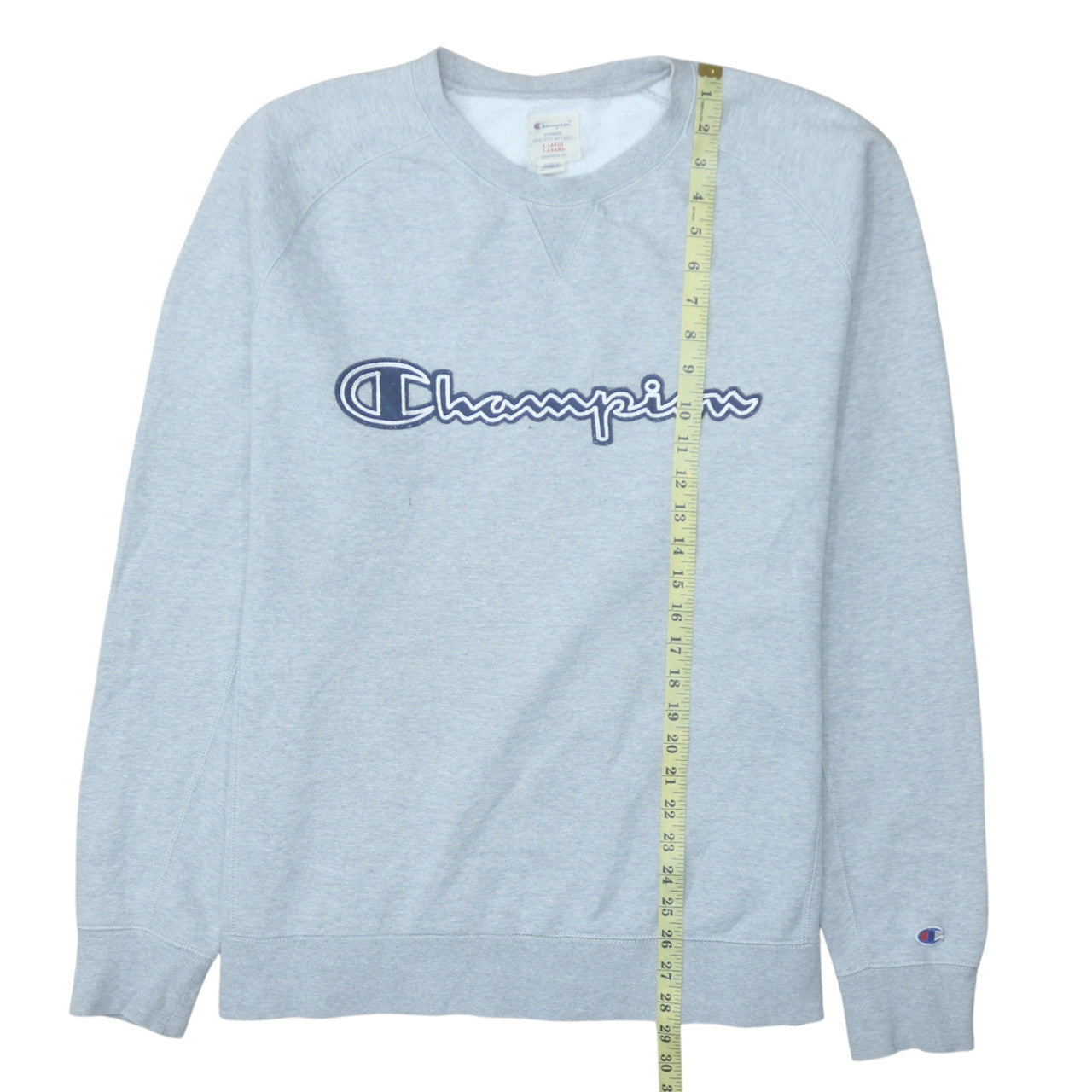 Mens UK Size XL Champion Grey Pullover Sweatshirt