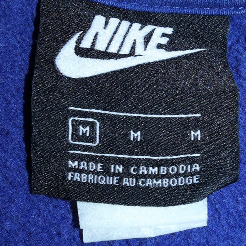 Mens UK Size M Nike Blue Pullover Hoodie