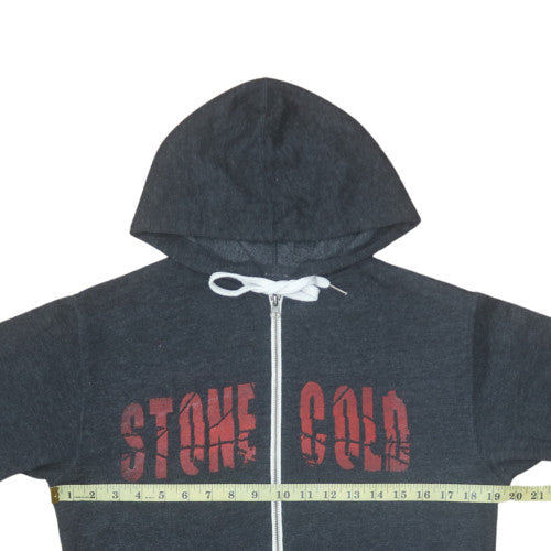 Womens UK Size M WWE Grey Full Zip Hoodie