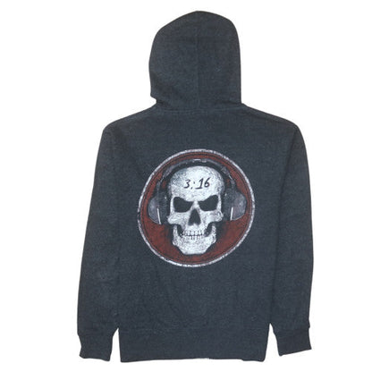 Womens UK Size M WWE Grey Full Zip Hoodie