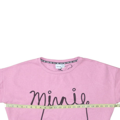 Womens UK Size XL Disney Pink Pullover Sweatshirt