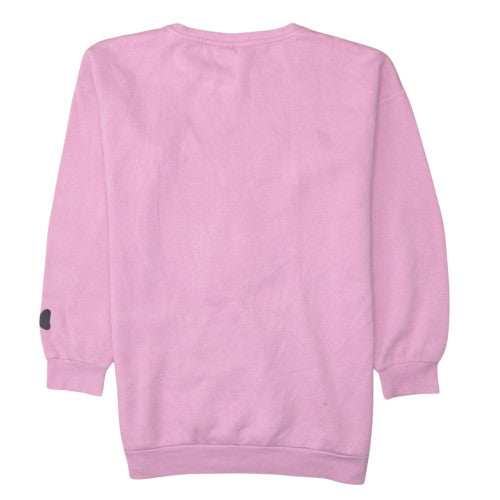 Womens UK Size XL Disney Pink Pullover Sweatshirt