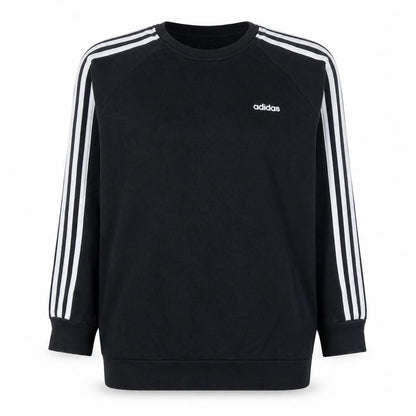 Womens UK Size L Adidas Black Pullover Sweatshirt