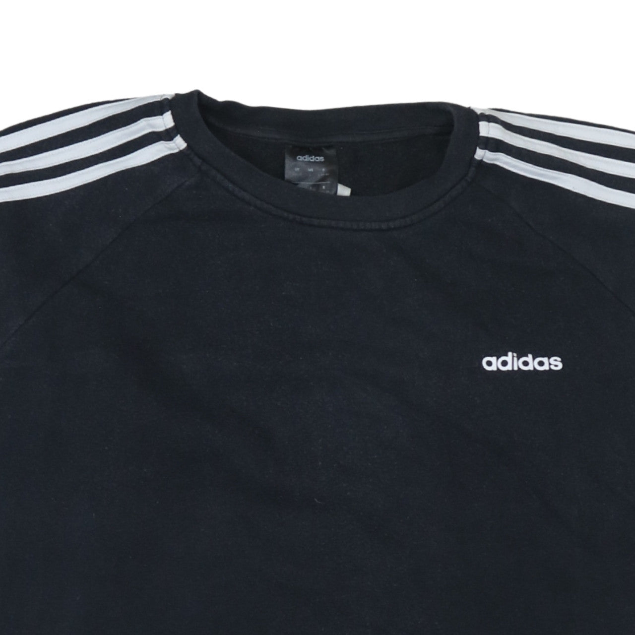 Womens UK Size L Adidas Black Pullover Sweatshirt