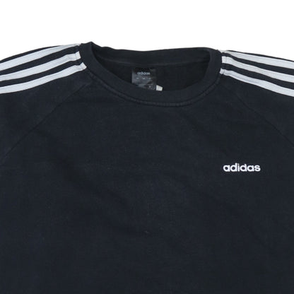 Womens UK Size L Adidas Black Pullover Sweatshirt