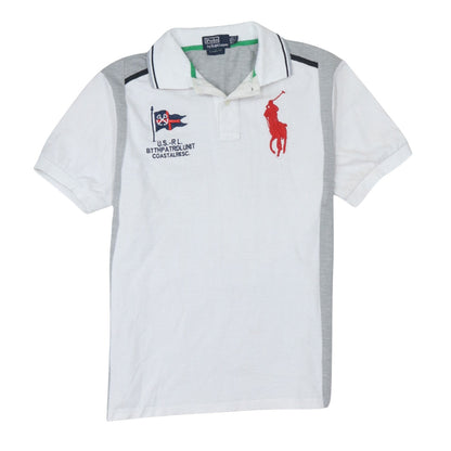 Ralph Lauren Mens White 2XL Classic Fit Polo Shirt