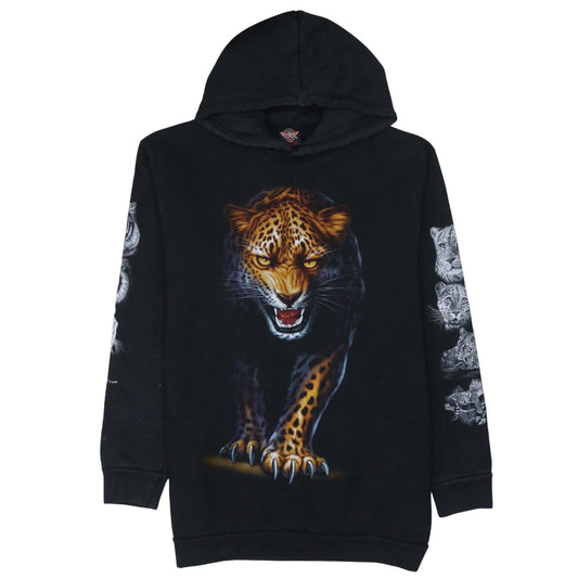 Mens UK Size XL Rock Eagle Black Pullover Hoodie
