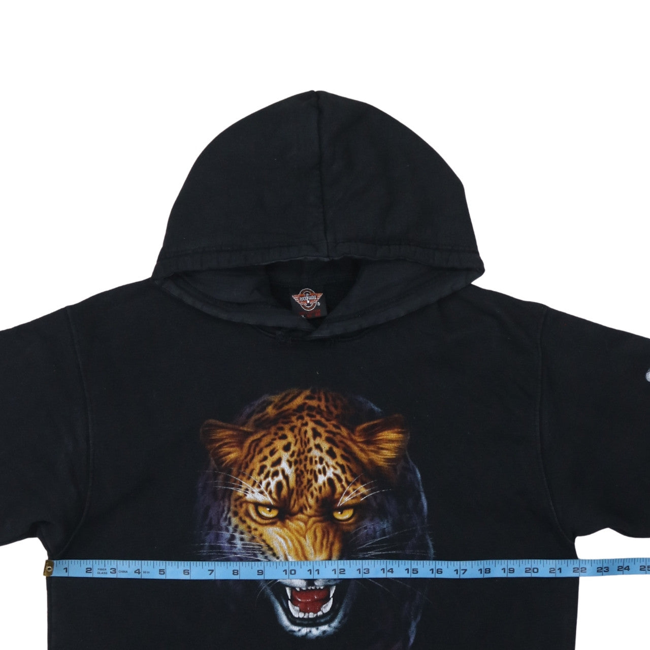 Mens UK Size XL Rock Eagle Black Pullover Hoodie