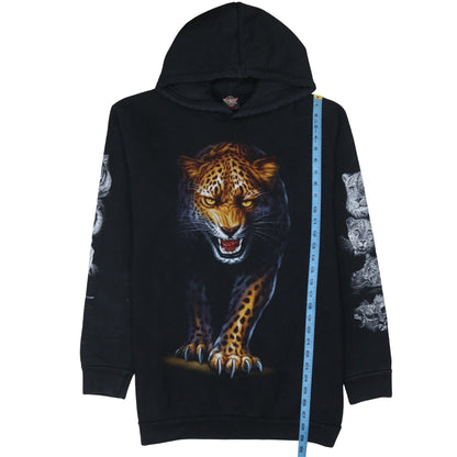 Mens UK Size XL Rock Eagle Black Pullover Hoodie