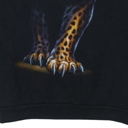 Mens UK Size XL Rock Eagle Black Pullover Hoodie