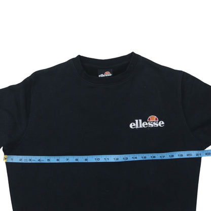 Womens UK Size 12 Ellesse Black Pullover Sweatshirt