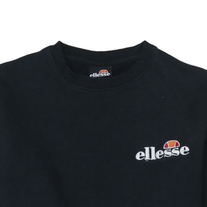 Womens UK Size 12 Ellesse Black Pullover Sweatshirt