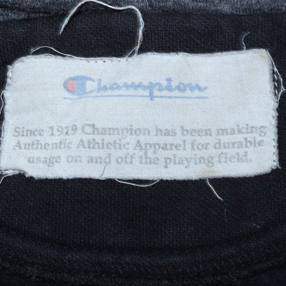 Mens UK Size L Champion Black Full Zip Hoodie