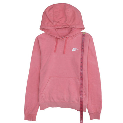 Womens UK Size S Nike Pink Pullover Hoodie