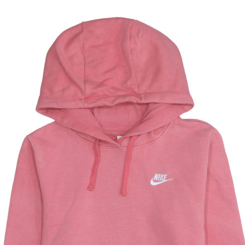 Womens UK Size S Nike Pink Pullover Hoodie