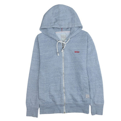 Mens UK Size M Lee Cooper Blue Full Zip Hoodie