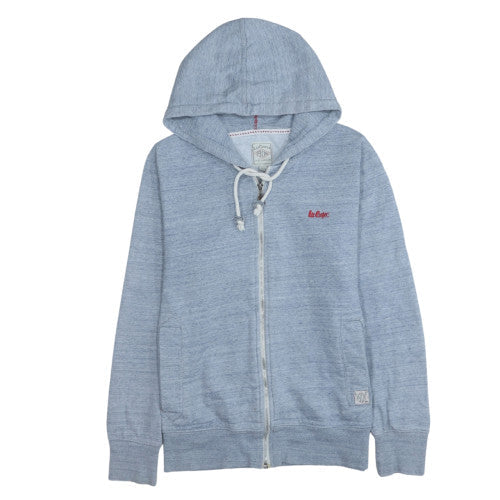 Mens UK Size M Lee Cooper Blue Full Zip Hoodie