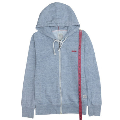 Mens UK Size M Lee Cooper Blue Full Zip Hoodie