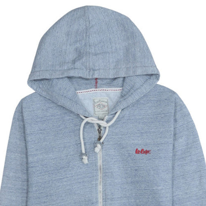 Mens UK Size M Lee Cooper Blue Full Zip Hoodie