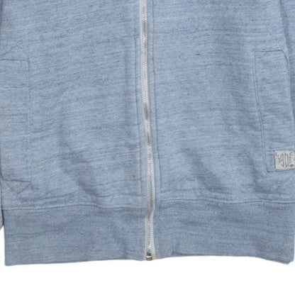 Mens UK Size M Lee Cooper Blue Full Zip Hoodie