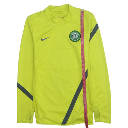 Mens UK Size S Nike Yellow Pullover Sweatshirt