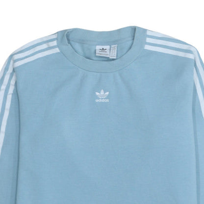 Womens UK Size 6 Adidas Blue Pullover Sweatshirt