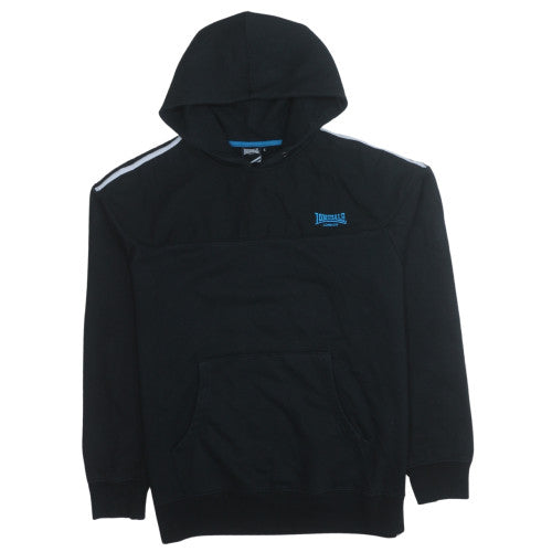 Mens UK Size L Lonsdale Black Pullover Hoodie