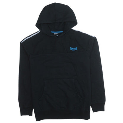 Mens UK Size L Lonsdale Black Pullover Hoodie