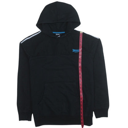 Mens UK Size L Lonsdale Black Pullover Hoodie