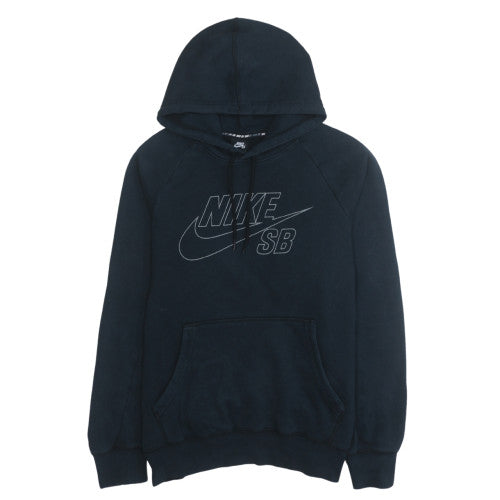 Mens UK Size M Nike Black Pullover Hoodie