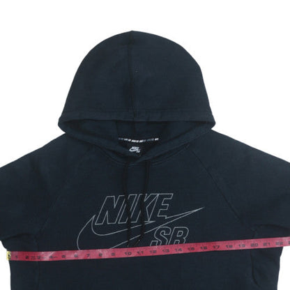 Mens UK Size M Nike Black Pullover Hoodie